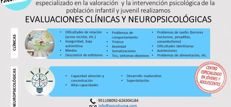 Evaluaciones clínicas y neuropsicológicas